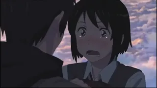 taki and mitsuha in weathering with you whatsapp status #movie #anime #yourname #weatheringwithyou