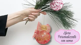 #DiyChristmas #Pallinepersonalizzate  Palline di Natale Personalizzate con nome