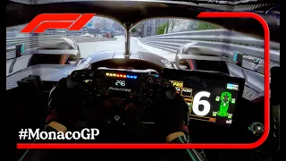 TRIPLE SCREEN 43" │ F1 Monaco Grand Prix │ Lewis Hamilton 44 │ TC OFF │ FANATEC DD PRO