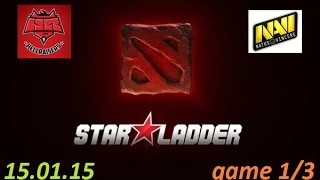 HR vs NaVi {15.01.15, game 1 of 3 - Finals} (Dota 2 Starladder - StarSeries season 11) ENG