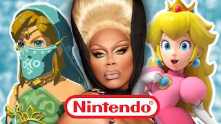 i put Nintendo characters in an RPDR simulator