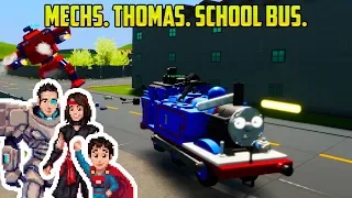 MECHS VS THOMAS! ALSO SCHOOL BUSES.