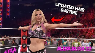 WWE 2K22 Mods: Alexa Bliss '22 w/ New Hair, Attire, GFX & Theme