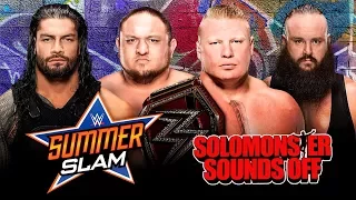 WWE Summerslam 2017 Review | BROCK LESNAR FATAL FOUR-WAY!