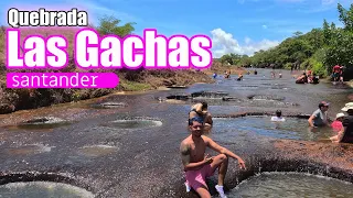 Las Gachas, Jacuzzis naturales de Colombia - Santander