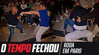 O tempo fechou na roda de capoeira em Paris