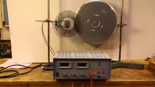 Aluminium Disk rotates by Eddy Currents