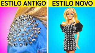 Barbie Rica VS Pobre 🌈 Ideias para transformar bonecas arco-íris