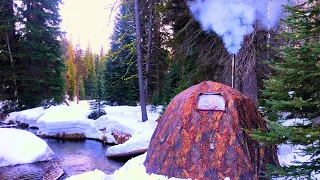 Winter Hot Tent Camping - Wilderness Escape | Furry Friend & Freedom