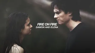 Damon & Elena | Fire on Fire