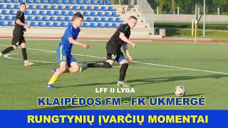 Klaipėdos FM - Ukmergės FKS UKMERGĖ 4-1 (1-0) [ĮVARČIAI]