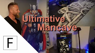 Ultimative Mancave | Roomtour durch Christians Marvel & StarWars Heimkino im Keller!