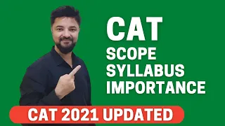 CAT 2021 Syllabus | Scope Importance Syllabus of all topics of CAT Exam
