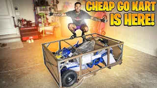 THE CHEAPEST GOKART I BOUGHT FROM AMAZON IS HERE ! | BRAAP VLOGS
