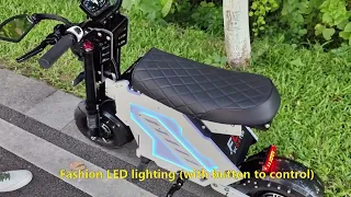 FLJ New F1 12000W Electric Scooter with 75MPH Speed APP NFC