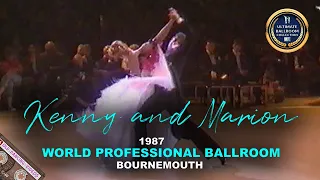 1987 Kenny and Marion Welsh at The World Professional Ballroom Dance Championships