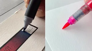 BEST CALLIGRAPHY lettering DRAWINGS gradient MARKER SIMPLY AMAZING