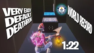 THE VERY EASY DEFAULT DEATHRUN  ► WORLD RECORD (1:22)