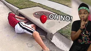 Clown PULLS SOMEONE INTO THE SEWER..