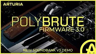 Arturia Polybrute FW 3.0 - With Distortions it's incredible |Sounds Demo|