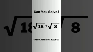 A Nice Radical Math problem. Sum of Radicals #shorts #maths #olympiad #mathproblem #radical  #viral