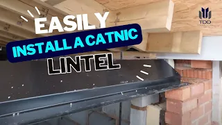How to install a Cavity Wall steel lintel above a door opening