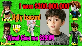 💸 TEXT TO SPEECH 🍉 A 9-Year-Old Bacon Boy Became A Millionaire 🥑 Roblox Story