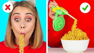 TRUCURI GENIALE PENTRU LENEȘI || Trucuri amuzante cu mâncare de pe TikTok, marca 123 GO! FOOD