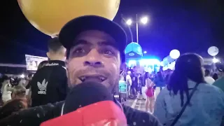 Nadson Ferinha em plena avenida no copa Vela em Paulo Afonso, BA