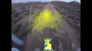 2021 Baja 1000 ascent up to the top of Fred's Tractor trail 201X Moto Yamaha 450FX