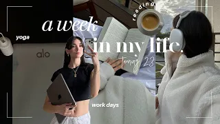 productive week in my life 🍓 | first week being 23, new books, studying, workouts, cooking, & more!