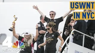 World Cup Parade in NYC: USWNT Soak in NYC Before Ticker Tape Parade | NBC New York