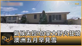 氣候失控! 加拿大野火狂燒 澳洲五月罕見雪｜方念華｜FOCUS全球新聞 20230509