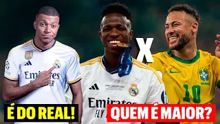 MBAPPÉ É DO REAL MADRID ! VINI JR JÁ É MAIOR QUE NEYMAR? TIKI TAKA 5