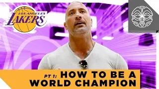 Teaching the Los Angeles Lakers How to Be World Champions: Dwayne Johnson’s “Genius Talk” Part 1