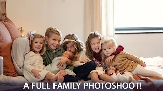 FIRST FAMILY PHOTOSHOOT | FAMILY OF 8