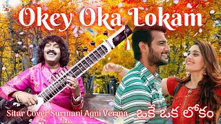 Okey Oka Lokam | Sitar Cover Surmani Agni Verma