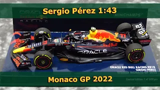 Sergio Pérez - RedBull RB18 - Winner Monaco GP 2022 - Minichamps 1:43 F1 model car