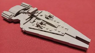 Micro Lego Arquitens-Class Light Cruiser MOC Speedbuild Star Wars