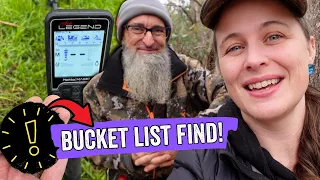 Finding a BUCKET LIST Treasure while Metal Detecting! 🤩