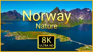 Norway 8K ULTRA HD - Scenic Drone Relaxation Video With Calming Piano Music