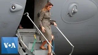 Melania Trump Visits US Troops in South Carolina