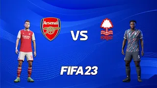 Fifa 23 Arsenal Vs Nottingham Forest Premier League 23/24