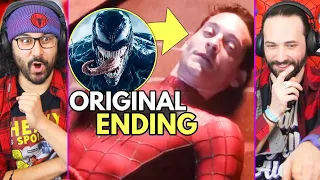 Spider-Man No Way Home ORIGINAL ENDING! How Venom Was Meant To Save Tobey + America Chavez REACTION!