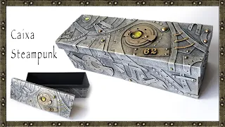 How to decorate STEAMPUNK BOX | DIY art and decor