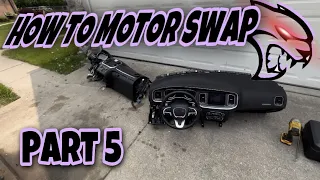 HOW TO MOTOR SWAP CHARGER/CHALLENGER/300s (DASH CONVERSION)