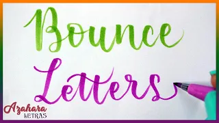 Bouncy Letters: Alfabetos en Minúscula y Mayúscula