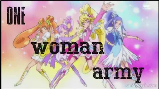 Mix pretty cure  AMV - one woman army 👌