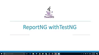 ReportNG with TestNG