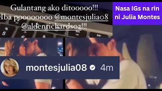 VIRAL NGAUN sa mga NETEZEN ang Video ng  Kissing Scene Nasa IGs na ni Julia Montes kasama si Alden R